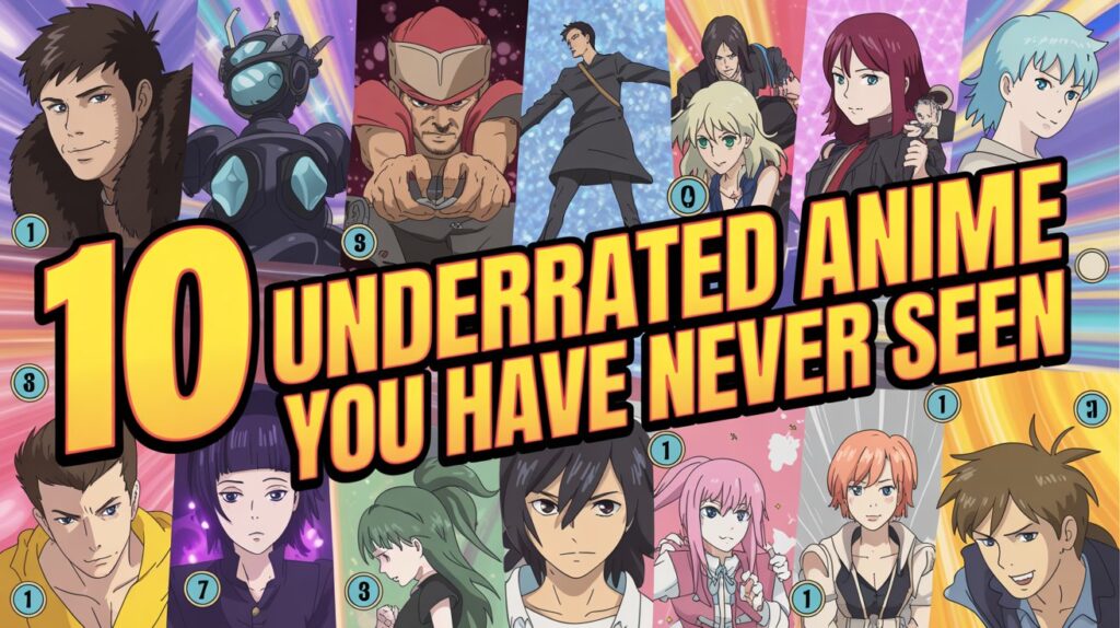 10 Underrated Anime You have Never Seen