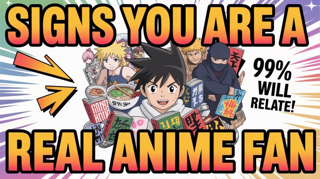 Signs You are a Real Anime Fan
