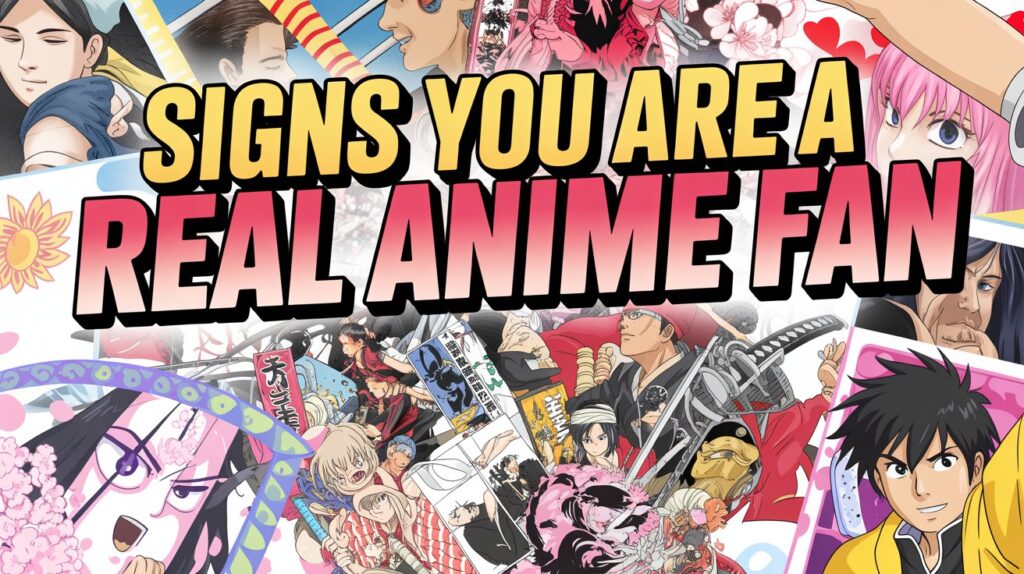 Signs You are a Real Anime Fan
